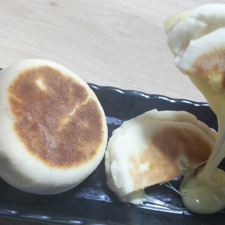 おやつ＆ランチに！簡単もちふわチーズおやき※卵無し